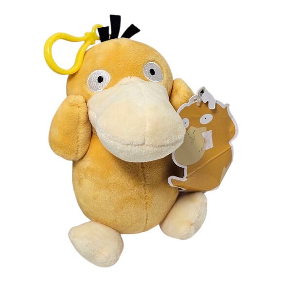 Vintage Pokemon Psyduck Plush 5" Yellow Clip-on Stuffed Animal Small Toy Rare - Picture 1 of 10